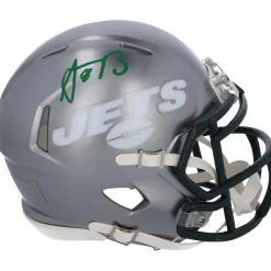 New York Jets Autographed Items | Helmets^Aaron Rodgers Autographed Riddell Flash Speed Mini Helmet