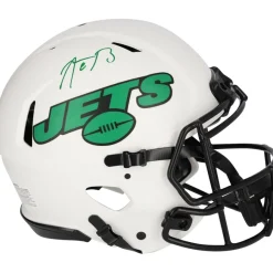 New York Jets Autographed Items^Aaron Rodgers Autographed Riddell Lunar Eclipse Speed Authentic Helmet