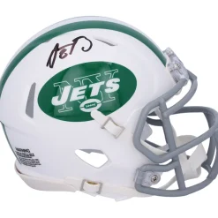 New York Jets Autographed Items | Helmets^Aaron Rodgers Autographed 2024 Riddell Alternate Speed Mini Helmet