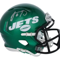 New York Jets Autographed Items | Helmets^Aaron Rodgers Autographed Riddell Speed Mini Helmet