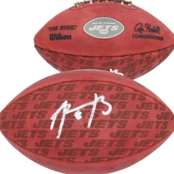 New York Jets Autographed Items | Footballs^Aaron Rodgers Autographed Duke Showcase Football