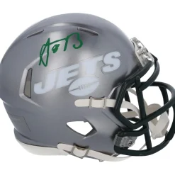 New York Jets Autographed Items | Helmets^Aaron Rodgers Autographed Riddell Flash Speed Mini Helmet