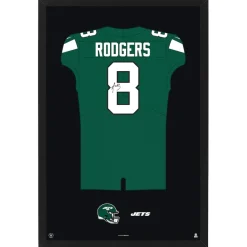 New York Jets Wall Art | Wall Art^Aaron Rodgers Home Jersey Framed Art Print