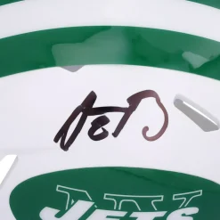 New York Jets Autographed Items | Helmets^Aaron Rodgers Autographed 2024 Riddell Alternate Speed Mini Helmet