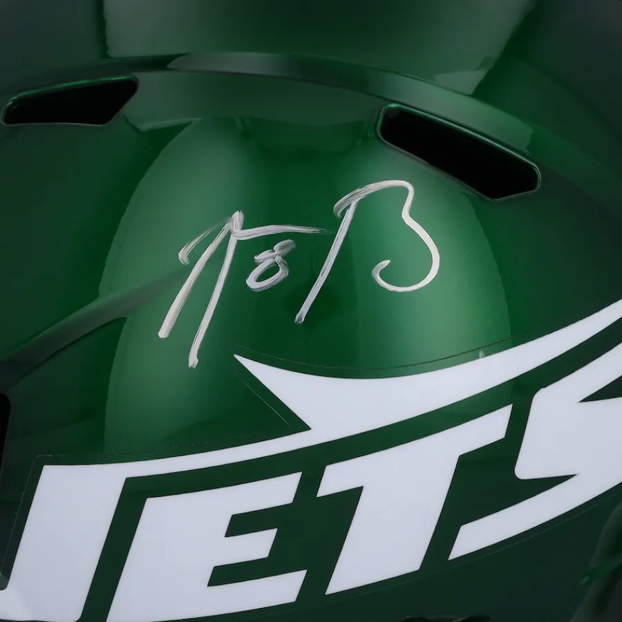 New York Jets Autographed Items | Helmets^Aaron Rodgers Autographed 2024 Riddell Speed Replica Helmet