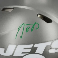 New York Jets Autographed Items^Aaron Rodgers Autographed Riddell Flash Speed Authentic Helmet