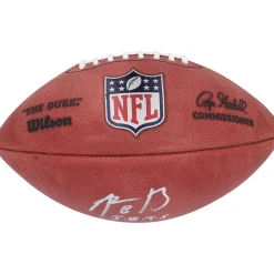 New York Jets Autographed Items | Footballs^Aaron Rodgers Autographed Duke Full Color Football With