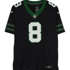 New York Jets Autographed Items | Collectible Jerseys^Aaron Rodgers Autographed Black F.U.S.E. Nike Limited Jersey