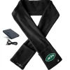 New York Jets Gloves & Scarves^ActionHeat Black 5V Battery Heated Scarf
