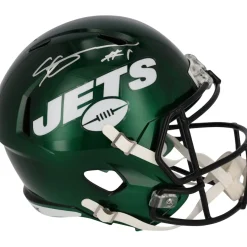 New York Jets Autographed Items | Helmets^Ahmad Sauce Gardner Autographed Riddell 2023 Alternate Speed Replica Helmet