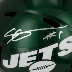 New York Jets Autographed Items | Helmets^Ahmad Sauce Gardner Autographed Riddell 2023 Alternate Speed Replica Helmet