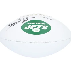 New York Jets Autographed Items | Footballs^Ahmad Sauce Gardner Autographed Franklin White Panel Football