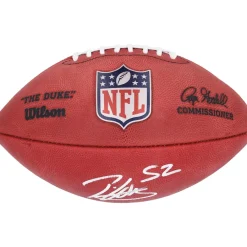 New York Jets Autographed Items | Footballs^Ahmad Sauce Gardner Autographed Wilson Duke Full Color Football With