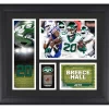 New York Jets Wall Art | Photos^Breece Hall Framed 15" X 17" Player Collage With A Piece Of Game-Used Ball