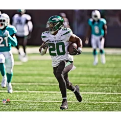 New York Jets Photos | Prints & Artwork^Breece Hall Unsigned Runs The Ball Down Field Photograph