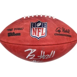 New York Jets Footballs^Breece Hall Autographed NFL Duke Full Color Football