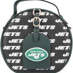 New York Jets Purses^Cuce Repeat Logo Round Bag