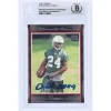 New York Jets Trading Cards^Darrelle Revis Autographed 2007 Bowman #199 Beckett Fanatics Witnessed Authenticated Rookie Card