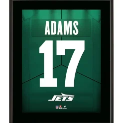 New York Jets Wall Art | Plaques^Davante Adams 10.5" X 13" Jersey Number Sublimated Player Plaque