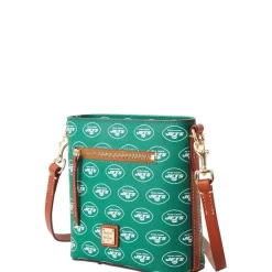 Women New York Jets Accessories | Purses^Dooney & Bourke Signature Small Zip Crossbody Purse