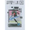 New York Jets Trading Cards^Garrett Wilson Autographed 2022 Panini Clearly Donruss Rated Rookie #56 Beckett Fanatics Witnessed Authenticated 9/10 Rookie Card