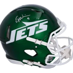 New York Jets Autographed Items | Helmets^Garrett Wilson Autographed 2024 Riddell Speed Authentic Helmet