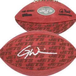 New York Jets Autographed Items | Footballs^Garrett Wilson Autographed Duke Showcase Football
