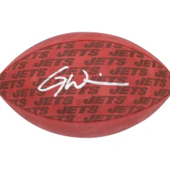 New York Jets Autographed Items | Footballs^Garrett Wilson Autographed Duke Showcase Football
