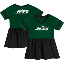 Kids New York Jets Dresses & Skirts^Girls Toddler Green Stadium Lights Fashion Jersey Dress