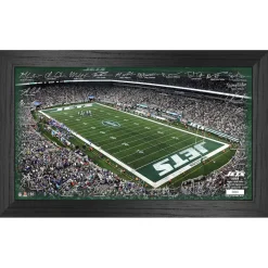 New York Jets Wall Art | Photos^Highland Mint 12" X 20" 2024 Signature Gridiron Panoramic Framed Photo