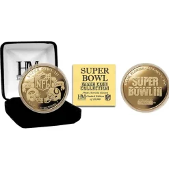New York Jets Coins^Highland Mint Super Bowl III Flip Coin