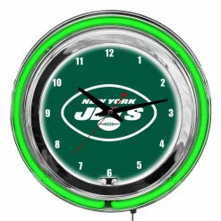 New York Jets Clocks^Imperial 14'' Neon Clock
