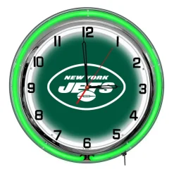 New York Jets Clocks^Imperial 18'' Neon Clock