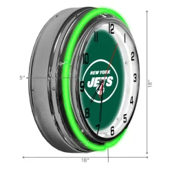 New York Jets Clocks^Imperial 18'' Neon Clock
