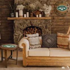 New York Jets Furniture^Imperial Oak Barrel Table