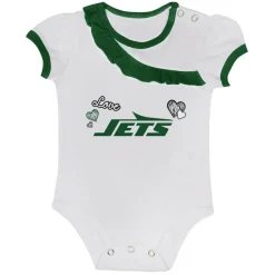 Kids New York Jets Rompers | Shorts & Pants^Infant Love My Team Bodysuit & Skirt Set