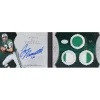 New York Jets Trading Cards^Joe Namath Autographed 2010 Topps Five Star Triple Relic #SB-JN #1/1 Card