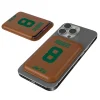 New York Jets Checkbooks-Wallets^Keyscaper Aaron Rodgers Brown Magnetic Credit Card Wallet
