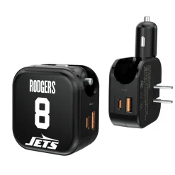 New York Jets Phone Cases | Electronics^Keyscaper Aaron Rodgers Ready 2-in-1 USB Charger