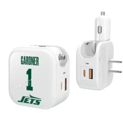 New York Jets Phone Cases | Electronics^Keyscaper Ahmad Sauce Gardner Ready 2-in-1 USB Charger