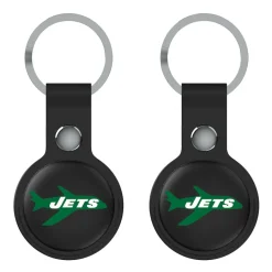 New York Jets Electronics | Electronics^Keyscaper Black Two-Pack AirTag Holders