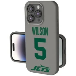 New York Jets Phone Cases | Electronics^Keyscaper Garrett Wilson Gray Ready Soft Touch IPhone Case