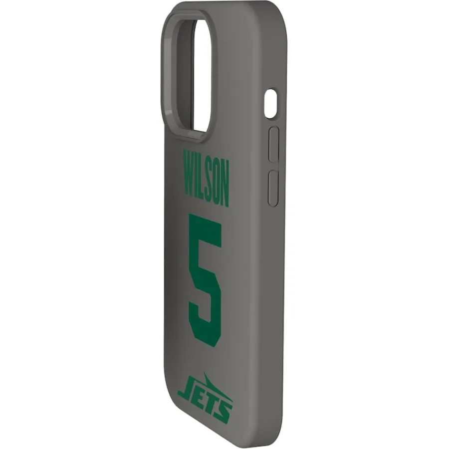 New York Jets Phone Cases | Electronics^Keyscaper Garrett Wilson Gray Ready Soft Touch IPhone Case
