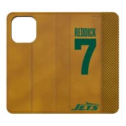 New York Jets Phone Cases | Electronics^Keyscaper Haason Reddick Brown Folio IPhone Case