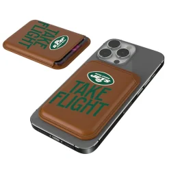 New York Jets Checkbooks-Wallets^Keyscaper Illustrated Magnetic Phone Credit Card Wallet