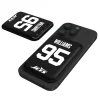 New York Jets Checkbooks-Wallets^Keyscaper Quinnen Williams Black Magnetic Credit Card Wallet