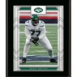 New York Jets Photos | Plaques^Mekhi Becton Framed 10.5" X 13" Sublimated Player Plaque