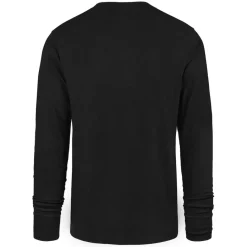 New York Jets Long Sleeved^Men's '47 Black Premier Franklin Long Sleeve T-Shirt
