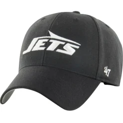 New York Jets Adjustable^Men's '47 Black MVP Adjustable Hat