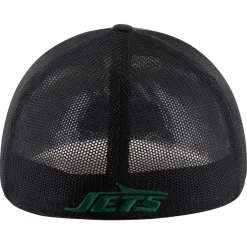 New York Jets Hats | Men^Men's '47 Black Blackball Trophy Flex Hat